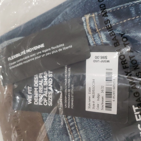 Mens Silver Jeans Company , size 34 W, L 32 - Picture 4 of 6